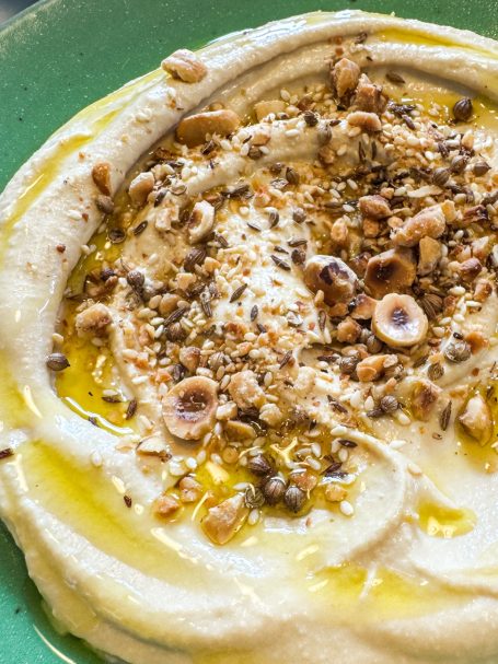 Hummus and dukkah